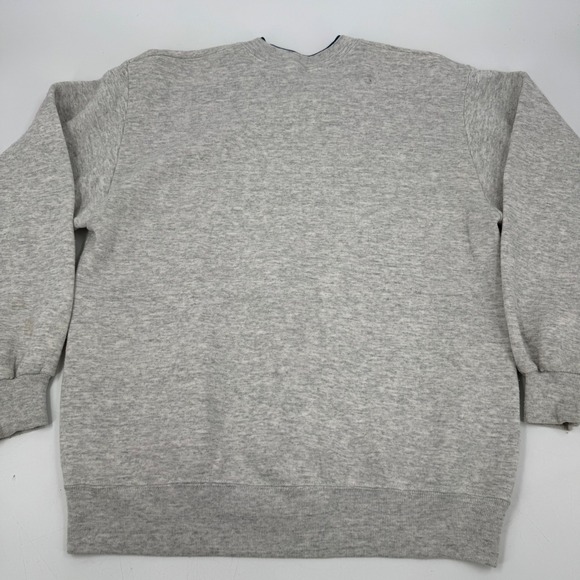 Vintage Oregon Coast Gold Beach Crewneck Sweatshirt Jerzees XL Heather Gray 80's - Picture 15 of 16